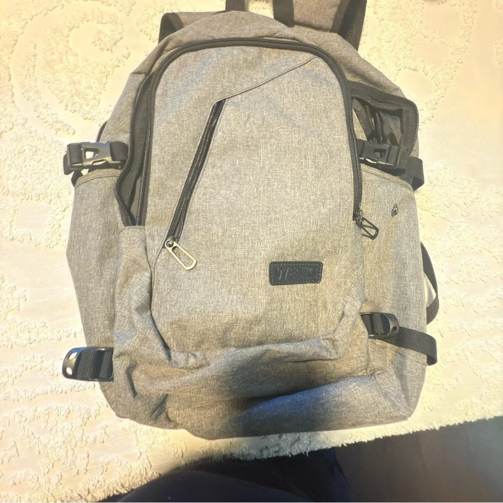 Gray Backpack by